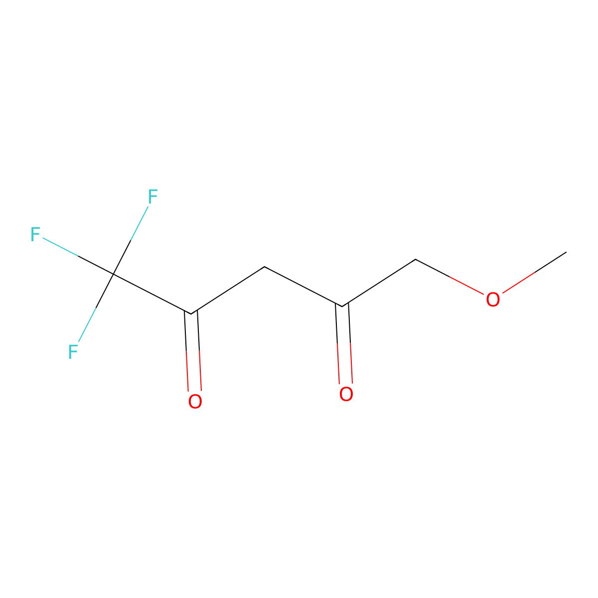 1,1,1-Trifluoro-5-methoxypentane-2,4-dione molecular structure, CAS 1555910-84-3