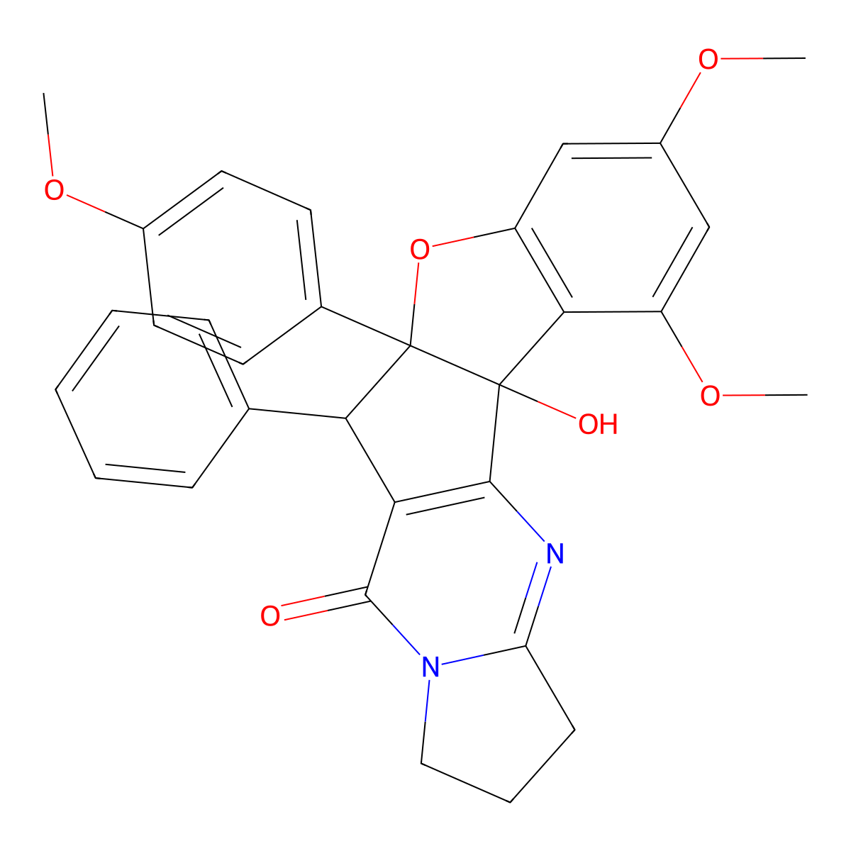 Dehydroaglaiastatin molecular structure, CAS 155595-93-0