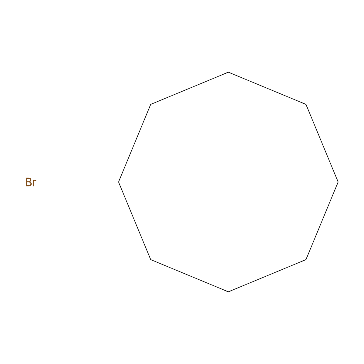 Bromocyclooctane molecular structure, CAS 1556-09-8