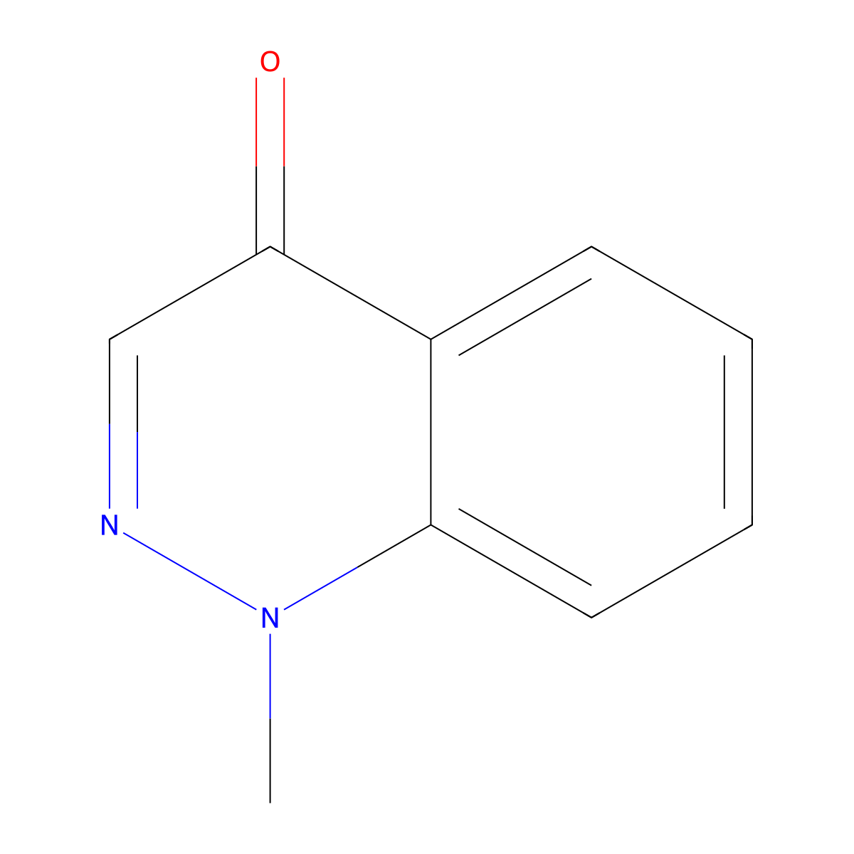1-Methylcinnolin-4(1H)-one molecular structure, CAS 1556-22-5