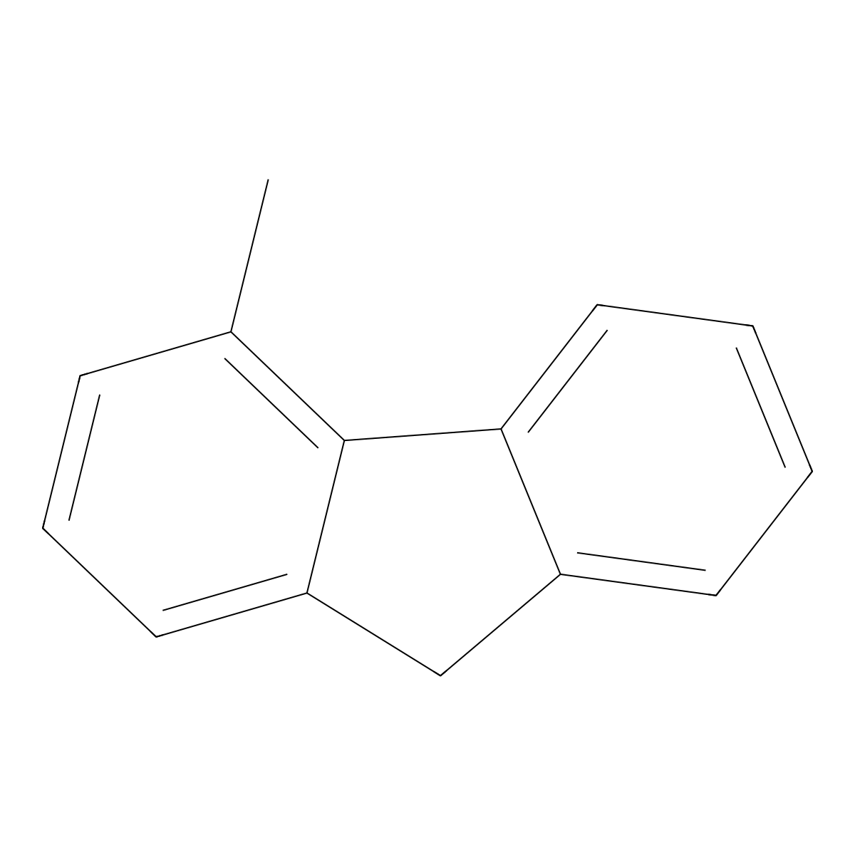 4-Methyl-9H-fluorene molecular structure, CAS 1556-99-6