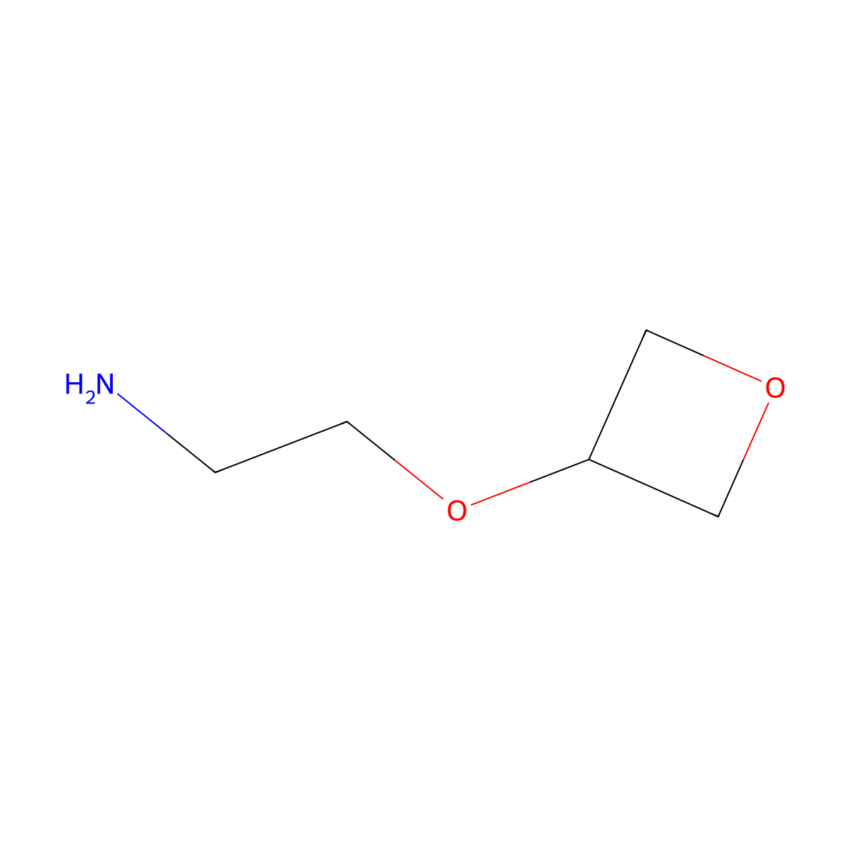 2-(Oxetan-3-yloxy)ethan-1-amine molecular structure, CAS 1556053-94-1
