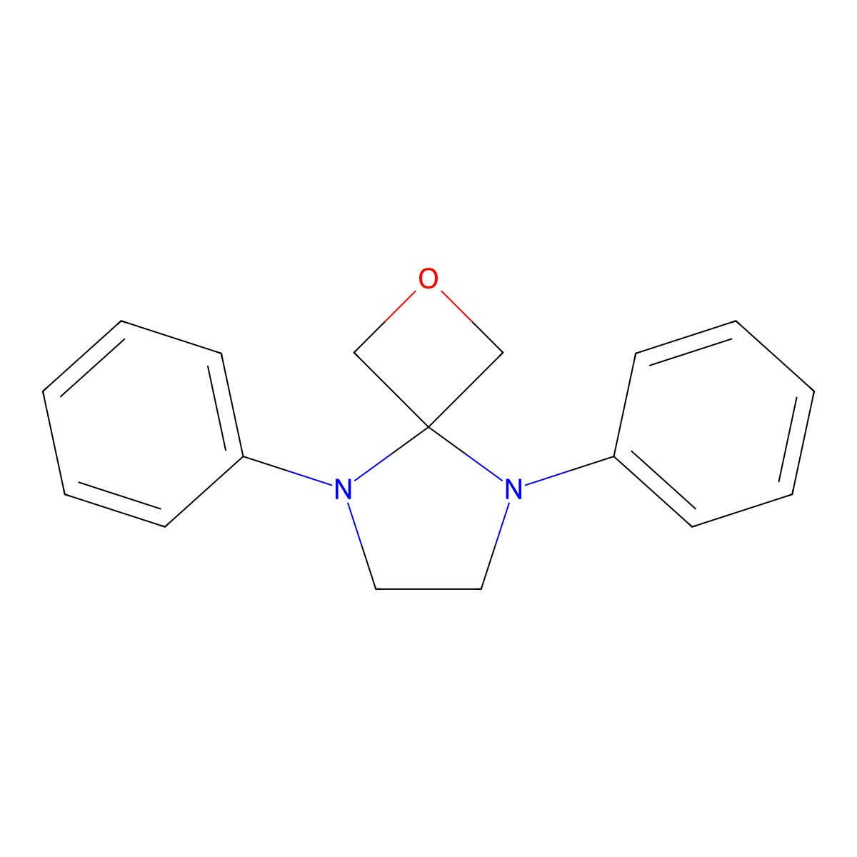 5,8-Diphenyl-2-oxa-5,8-diazaspiro[3.4]octane molecular structure, CAS 1556097-48-3
