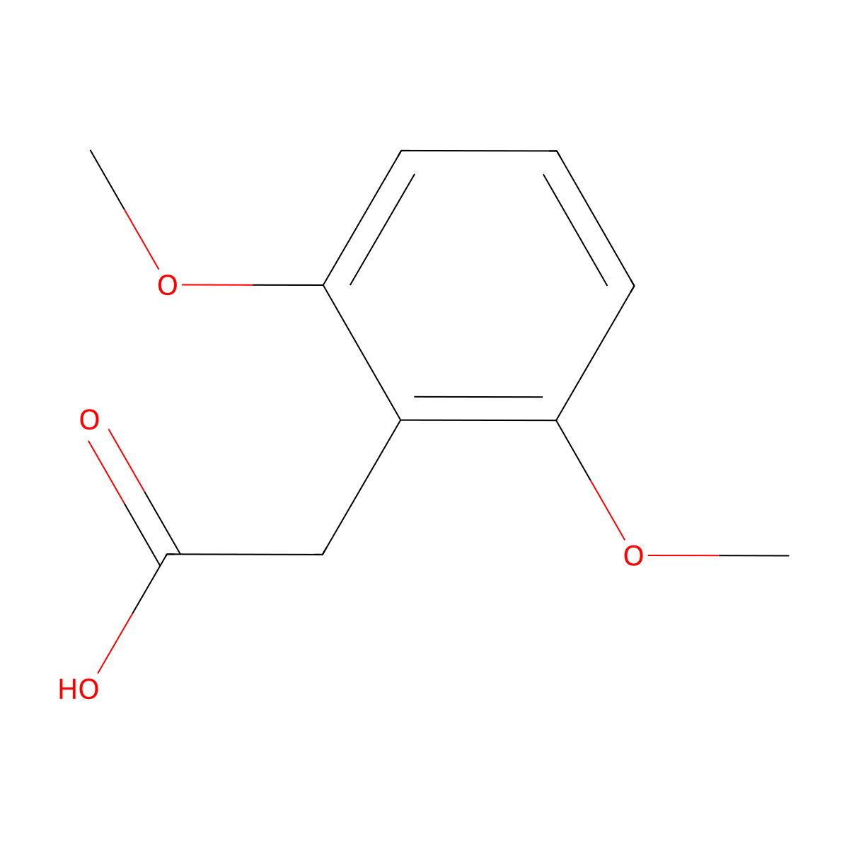 2-(2,6-Dimethoxyphenyl)acetic acid molecular structure, CAS 15561-50-9