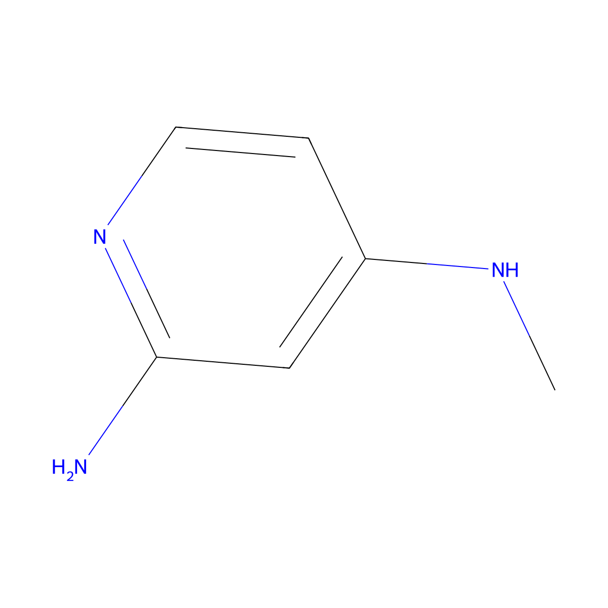 N4-Methylpyridine-2,4-diamine molecular structure, CAS 155617-64-4