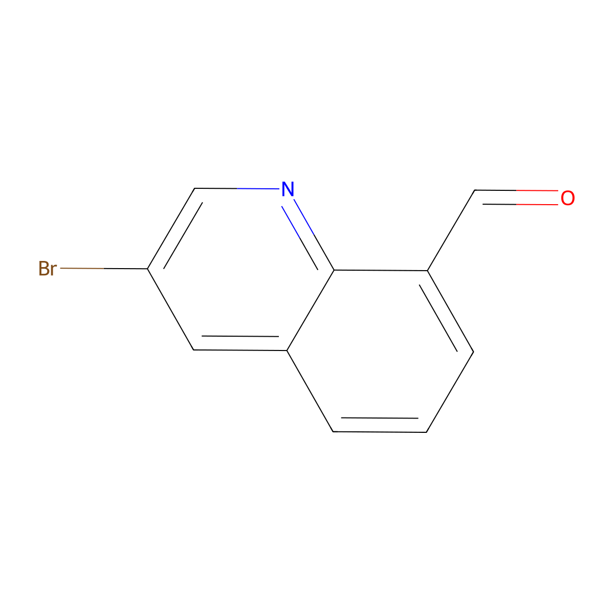 3-Bromoquinoline-8-carbaldehyde molecular structure, CAS 1556231-57-2