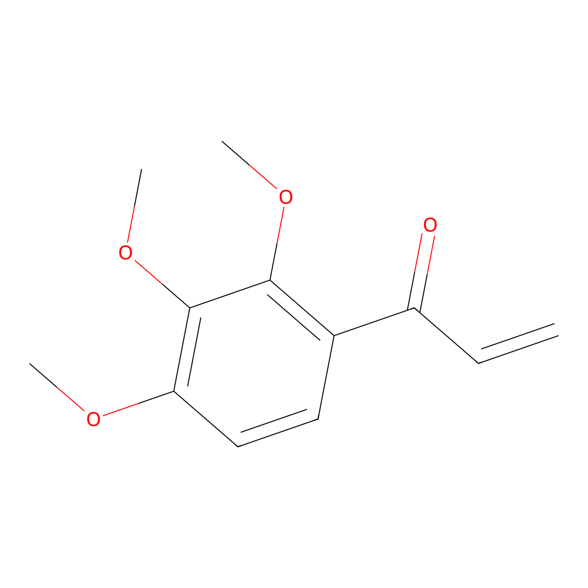 1-(2,3,4-Trimethoxyphenyl)prop-2-en-1-one molecular structure, CAS 1556265-66-7