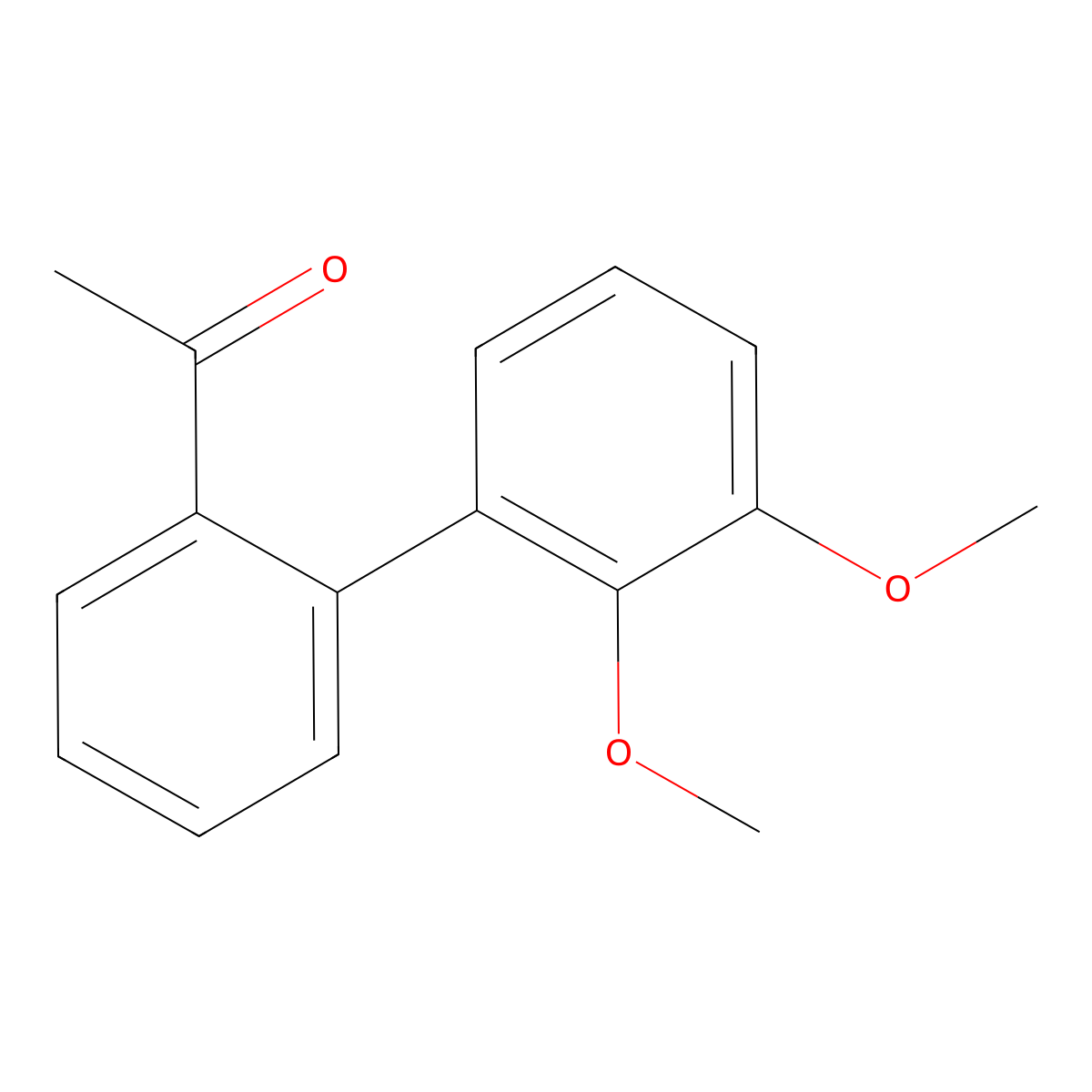 1-(2',3'-Dimethoxy[1,1'-biphenyl]-2-yl)ethanone molecular structure, CAS 1556287-57-0