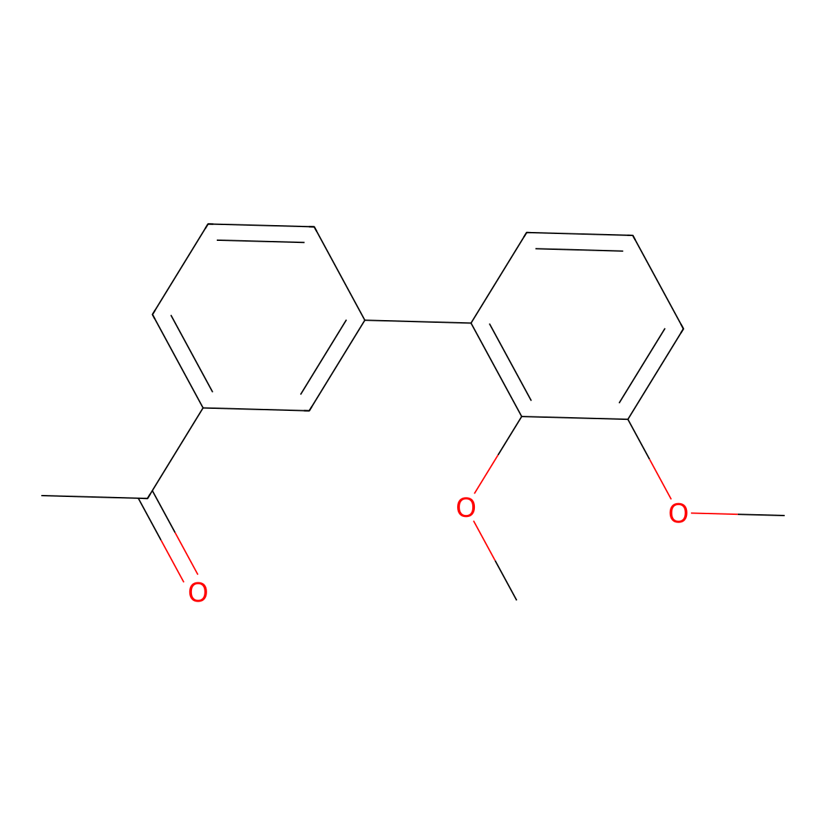 1-[3-(2,3-Dimethoxyphenyl)phenyl]ethan-1-one molecular structure, CAS 1556287-66-1