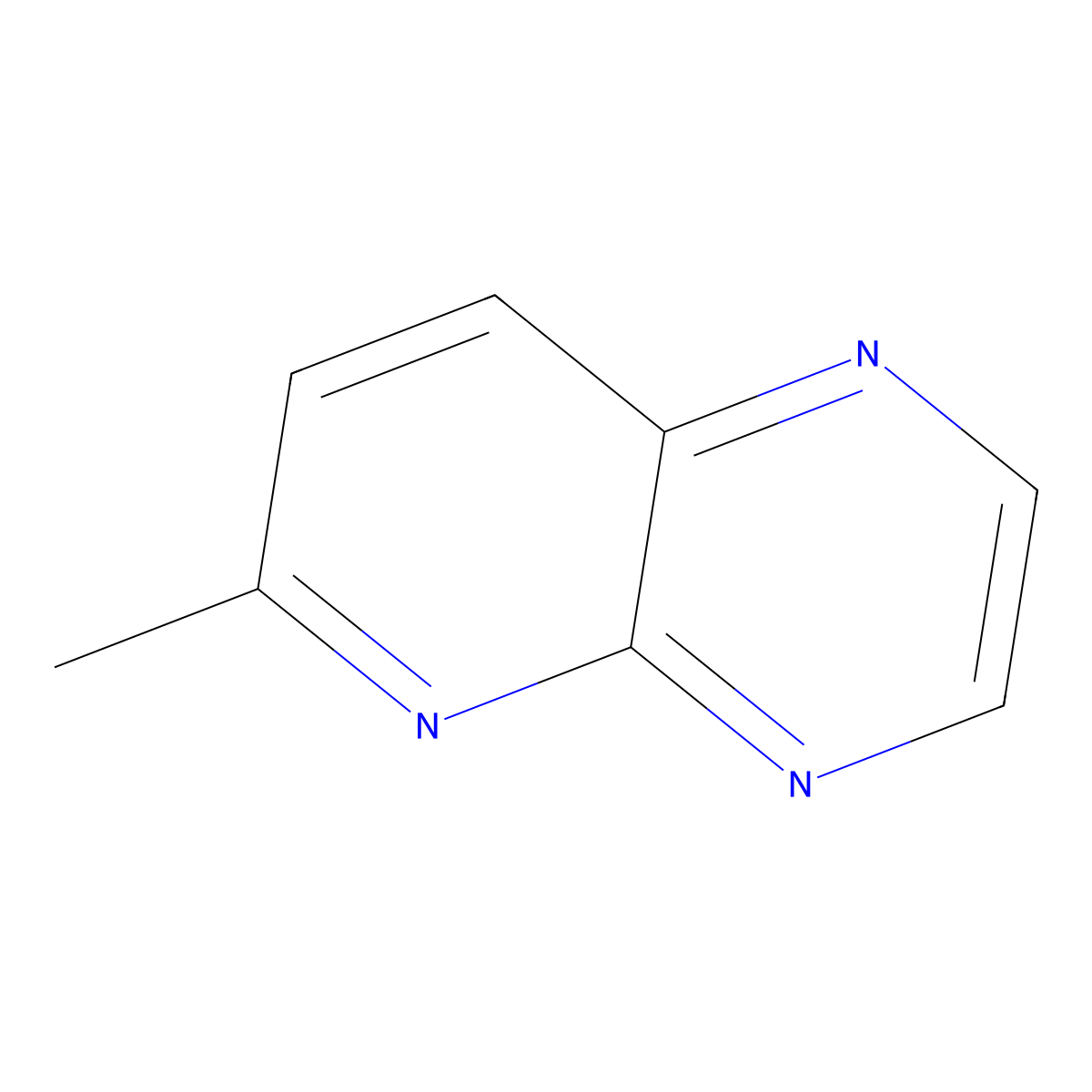 6-Methylpyrido[2,3-b]pyrazine molecular structure, CAS 155629-96-2