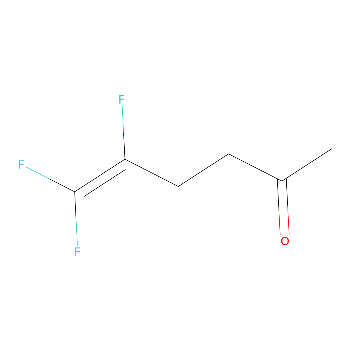 5,6,6-Trifluorohex-5-en-2-one molecular structure, CAS 155630-33-4
