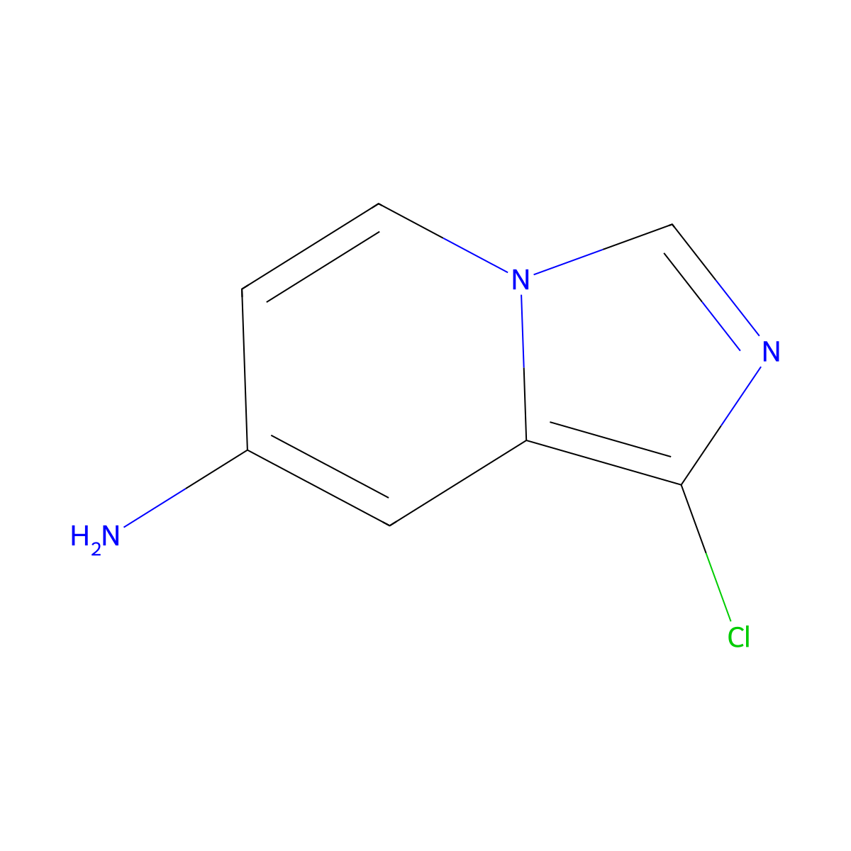 1-Chloroimidazo[1,5-a]pyridin-7-amine molecular structure, CAS 1556312-61-8