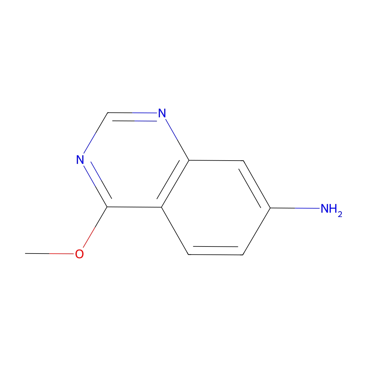 4-Methoxyquinazolin-7-amine molecular structure, CAS 1556373-89-7