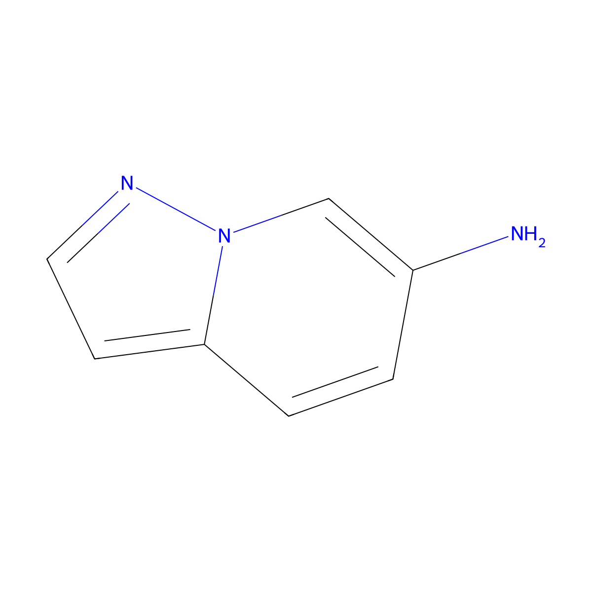 Pyrazolo[1,5-a]pyridin-6-amine molecular structure, CAS 1556451-03-6