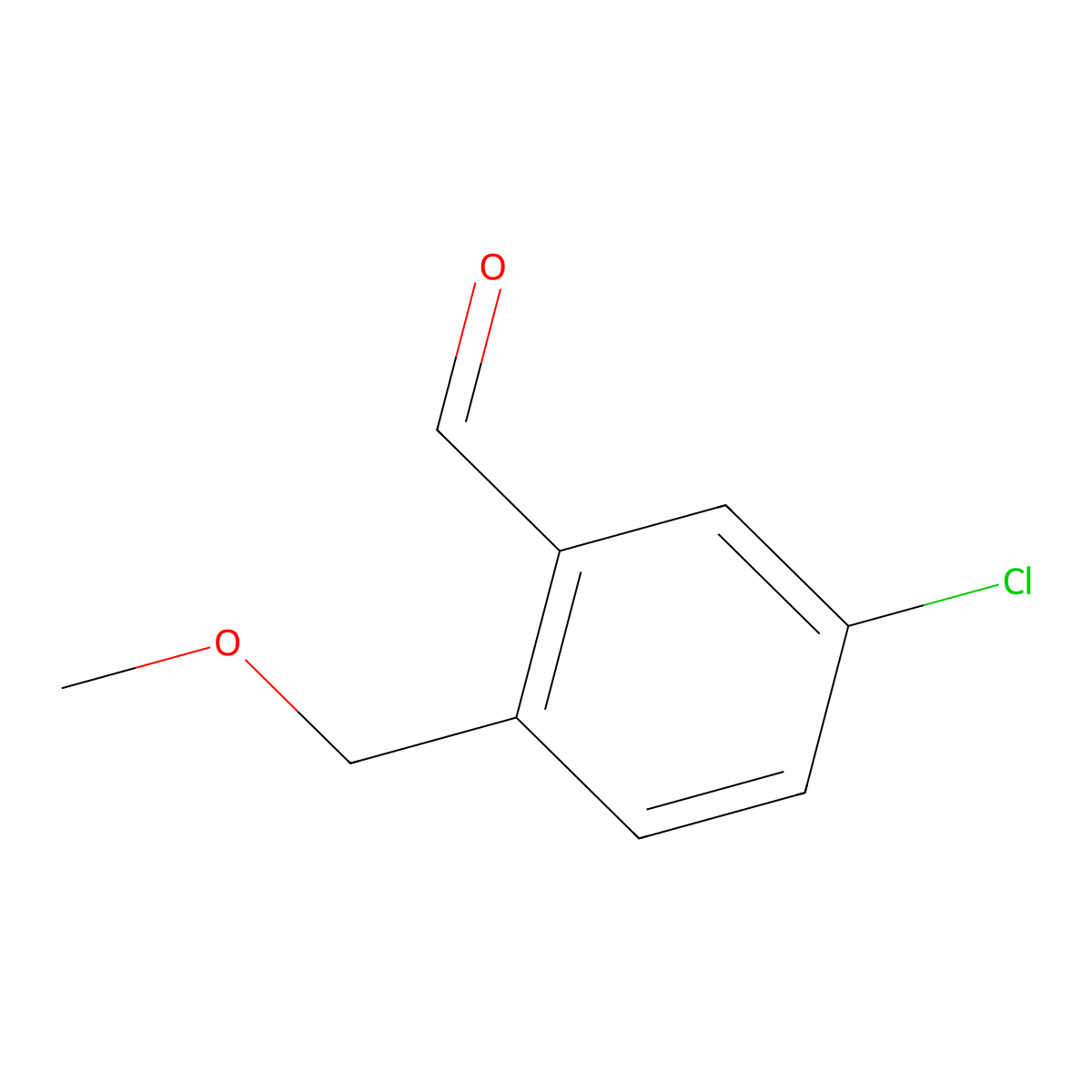 5-Chloro-2-(methoxymethyl)benzaldehyde molecular structure, CAS 1556498-74-8