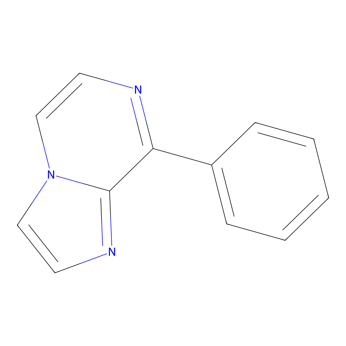 8-Phenylimidazo[1,2-a]pyrazine molecular structure, CAS 155653-55-7
