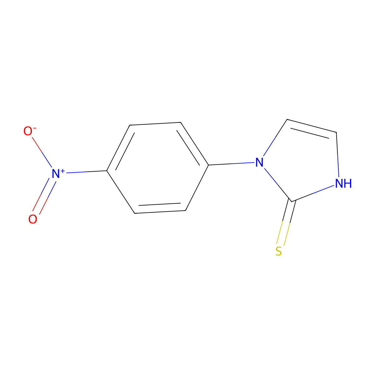 1-(4-Nitrophenyl)imidazoline-2-thione molecular structure, CAS 155655-99-5