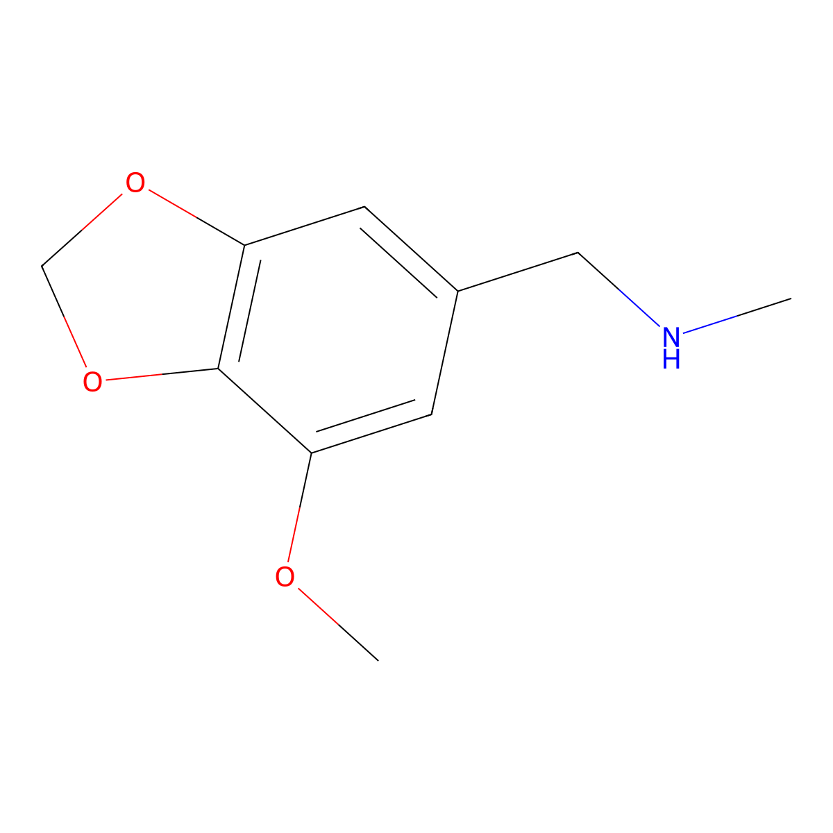 [(7-Methoxy-1,3-dioxaindan-5-yl)methyl](methyl)amine molecular structure, CAS 1556557-13-1