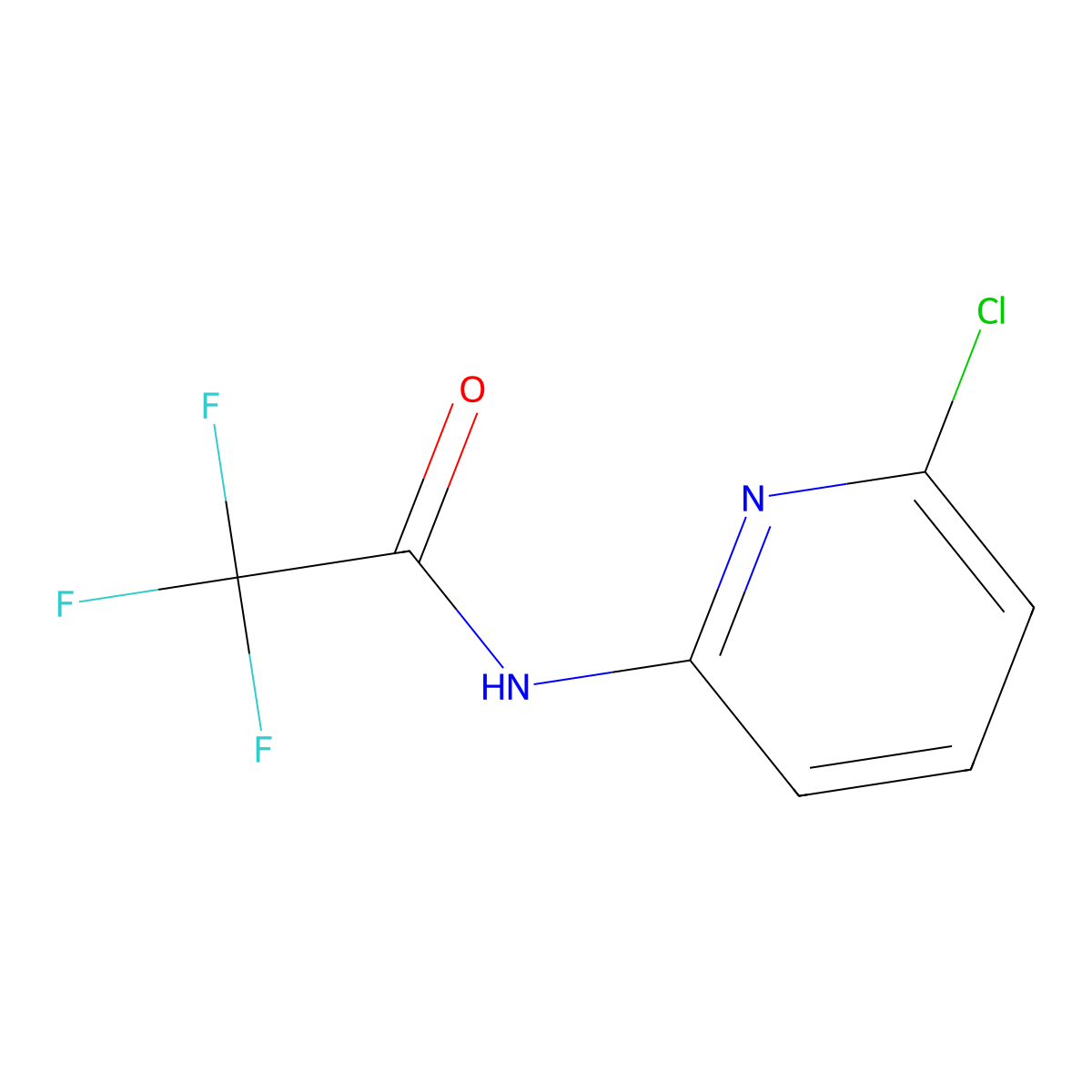 N-(6-Chloropyridin-2-yl)-2,2,2-trifluoroacetamide molecular structure, CAS 1556593-91-9