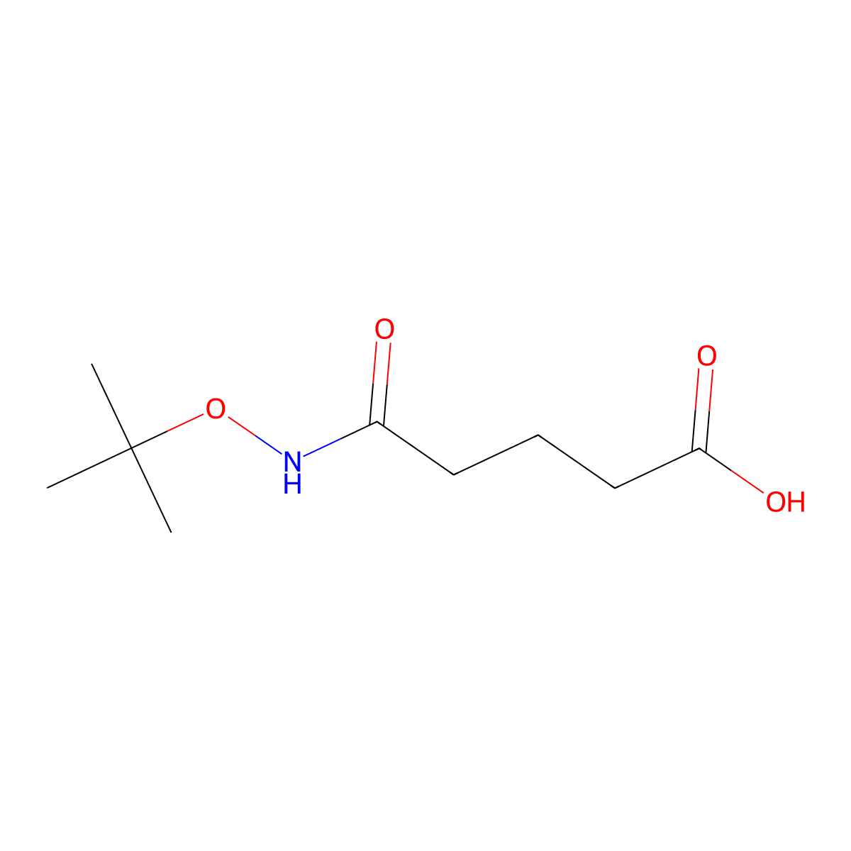 4-[(Tert-butoxy)carbamoyl]butanoic acid molecular structure, CAS 1556634-99-1