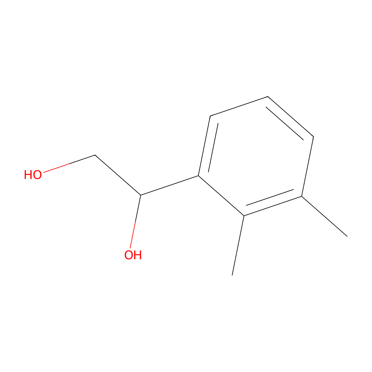 1-(2,3-Dimethylphenyl)ethane-1,2-diol molecular structure, CAS 1556650-49-7