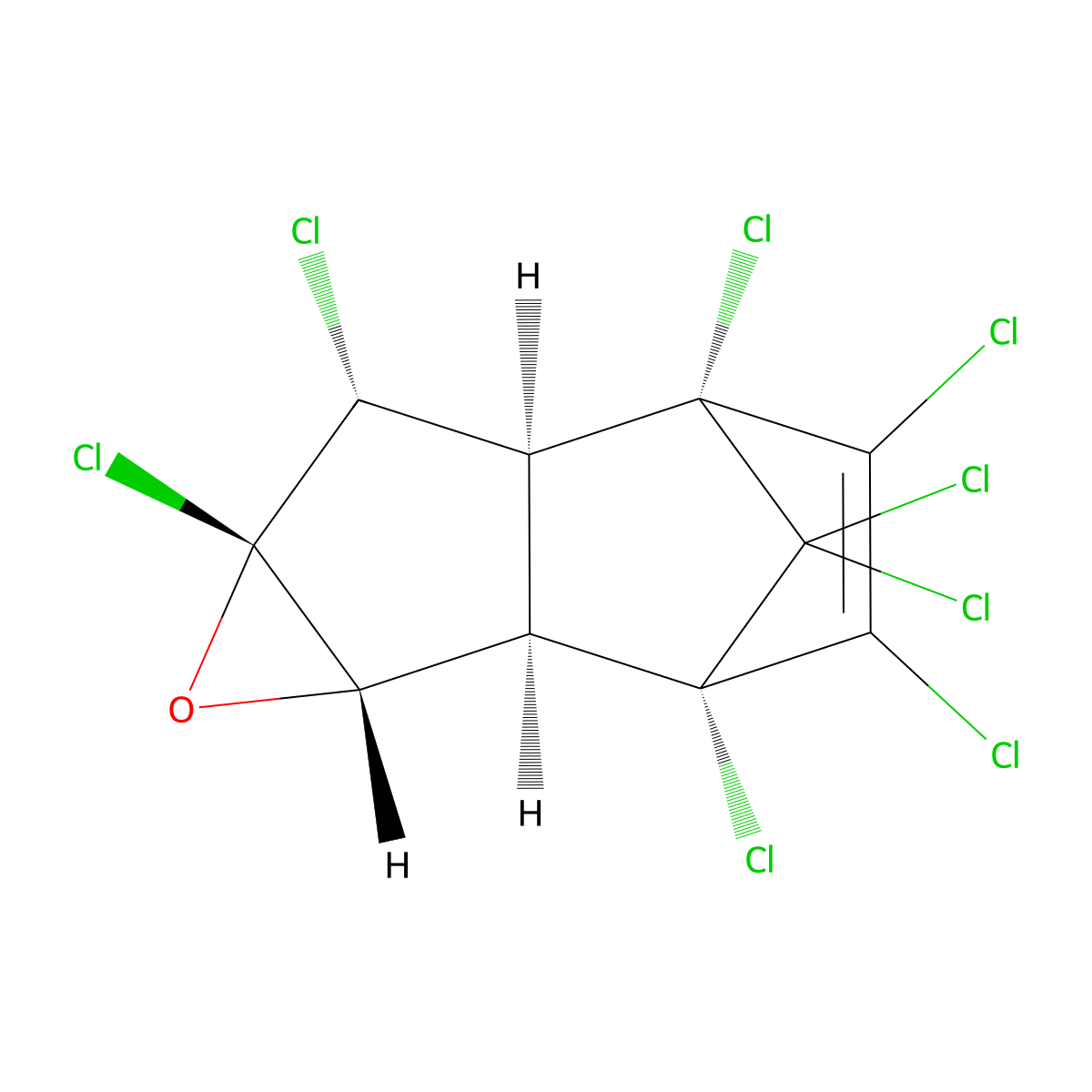 Oxychlordane, (+)- molecular structure, CAS 155681-22-4