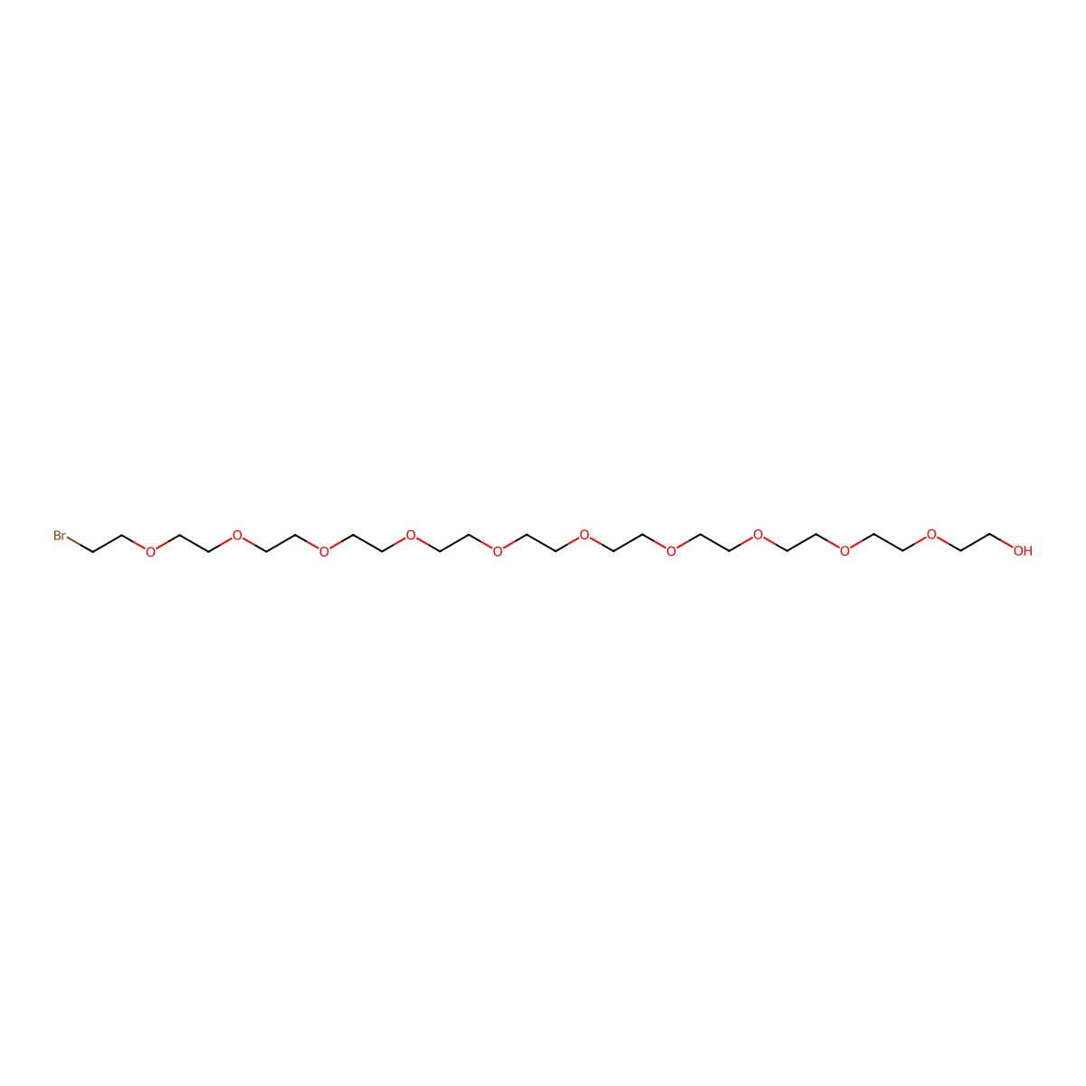 Br-PEG11-OH molecular structure, CAS 1556847-51-8