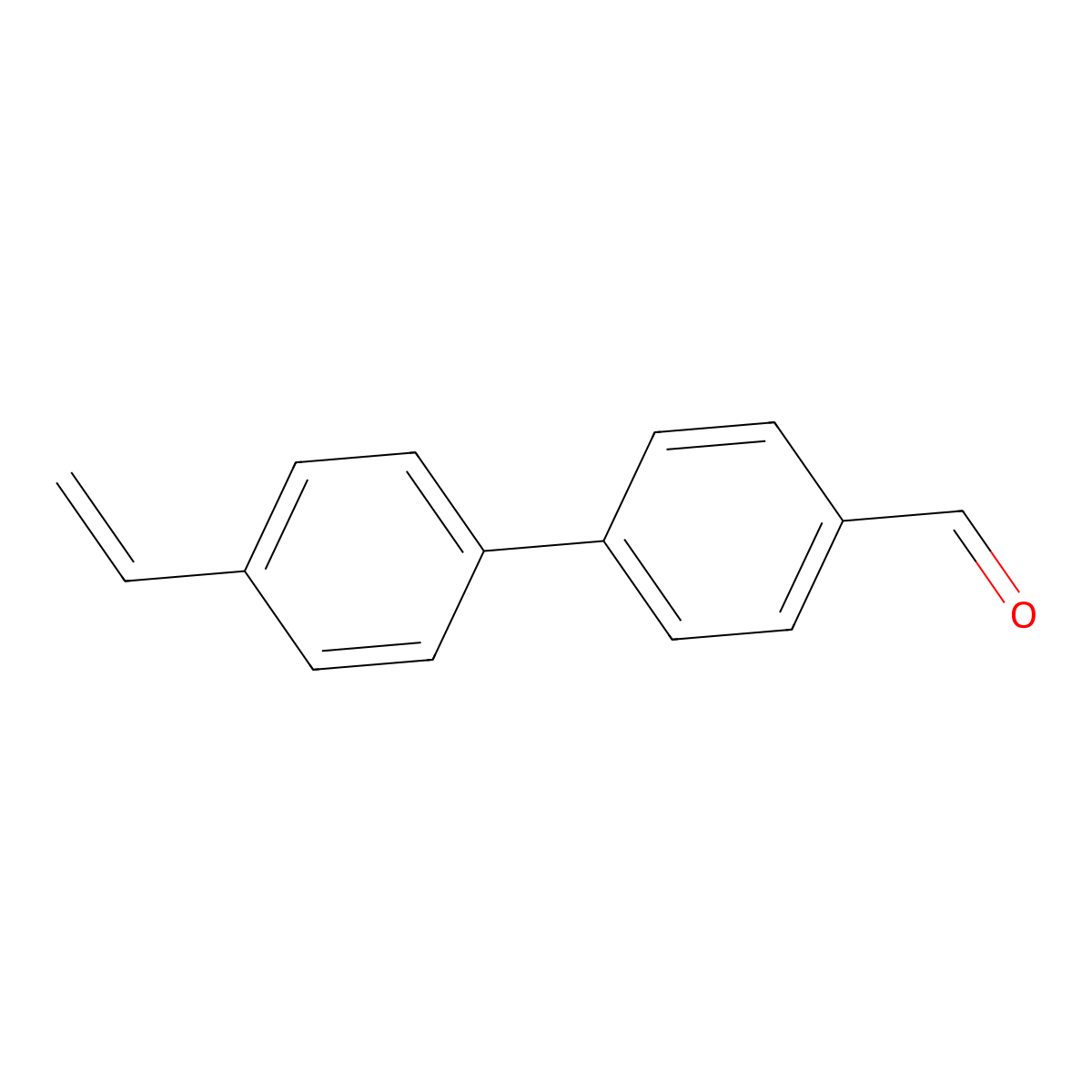 4-(4-Ethenylphenyl)benzaldehyde molecular structure, CAS 155686-71-8