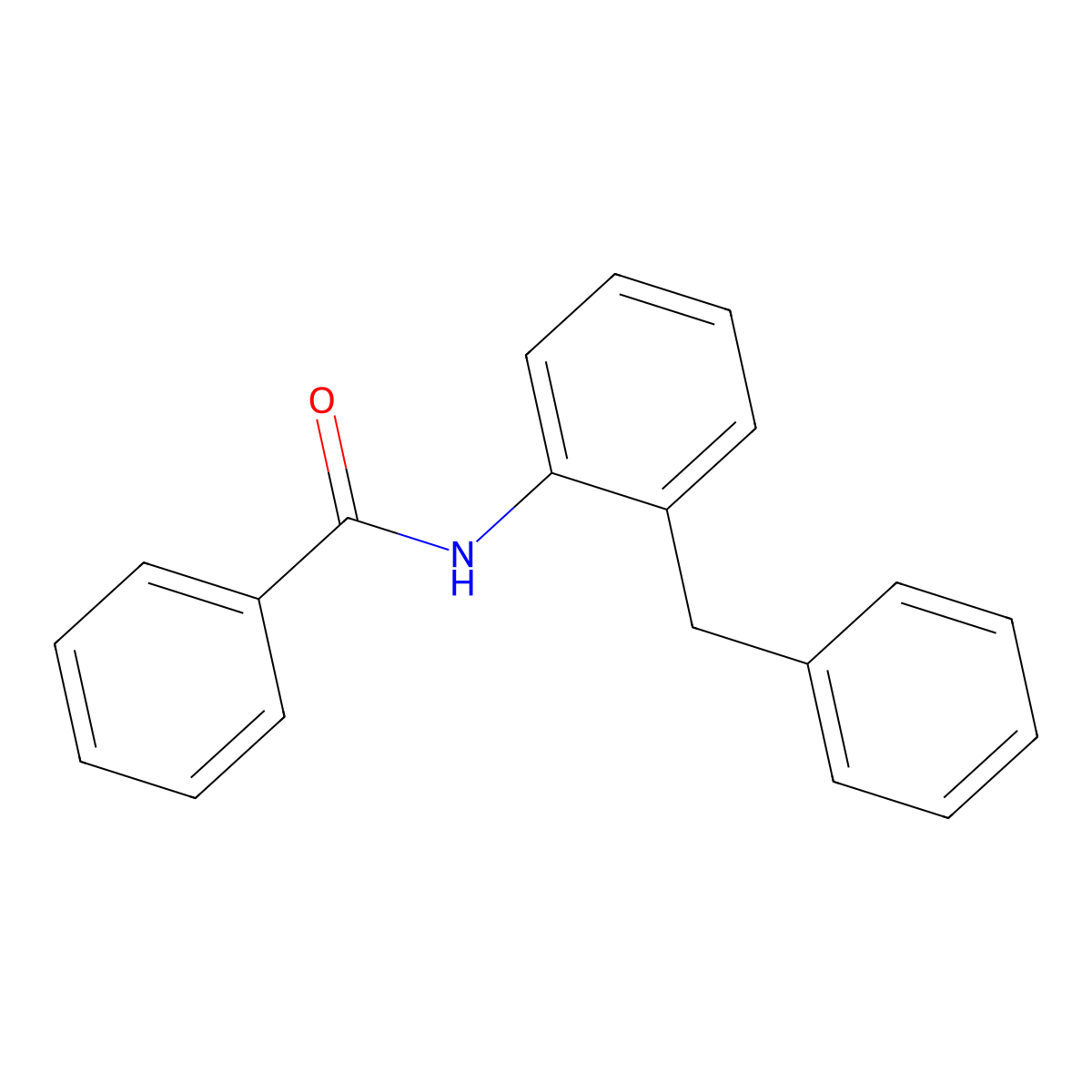 N-(2-Benzylphenyl)benzamide molecular structure, CAS 1557-51-3