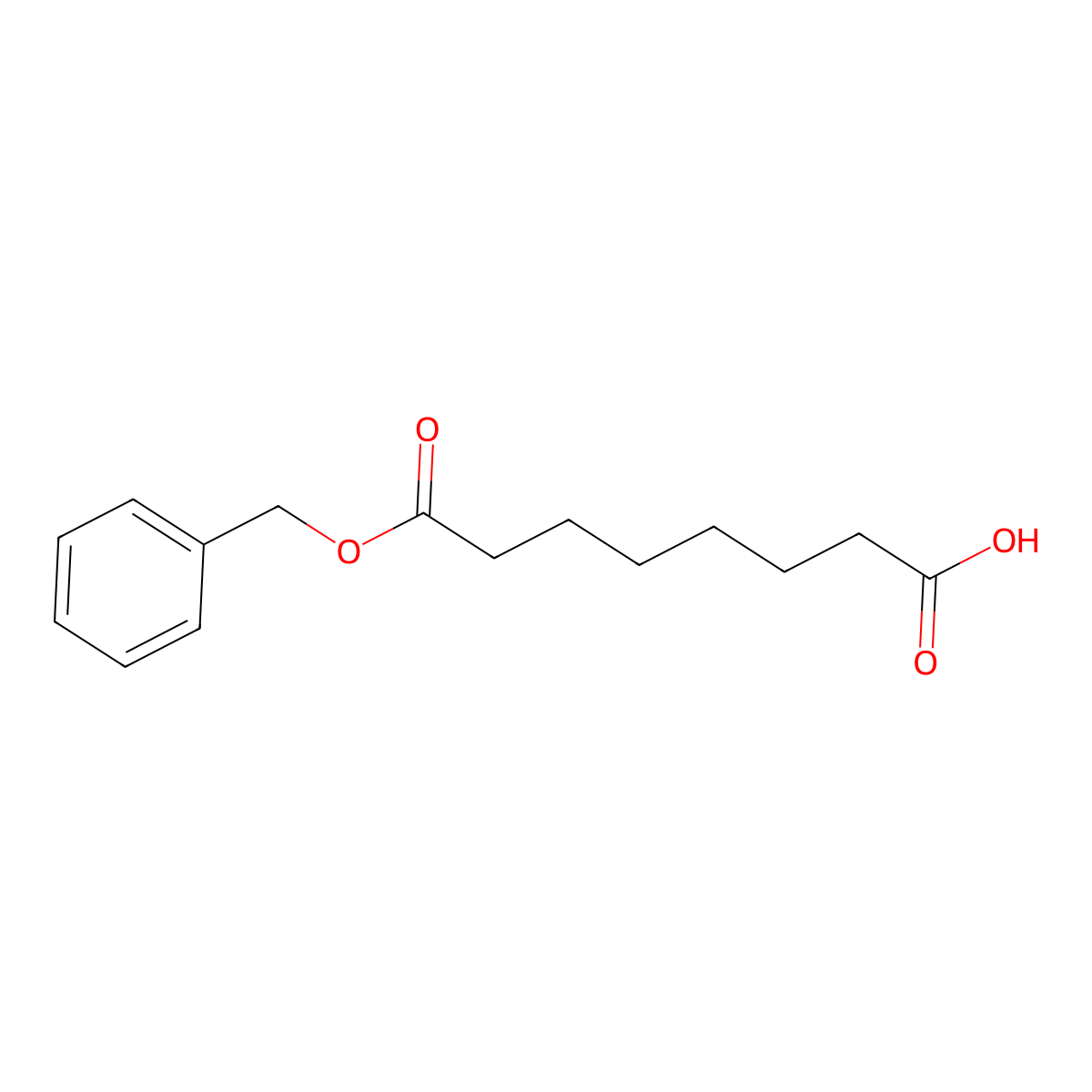 8-(Benzyloxy)-8-oxooctanoic acid molecular structure, CAS 15570-39-5