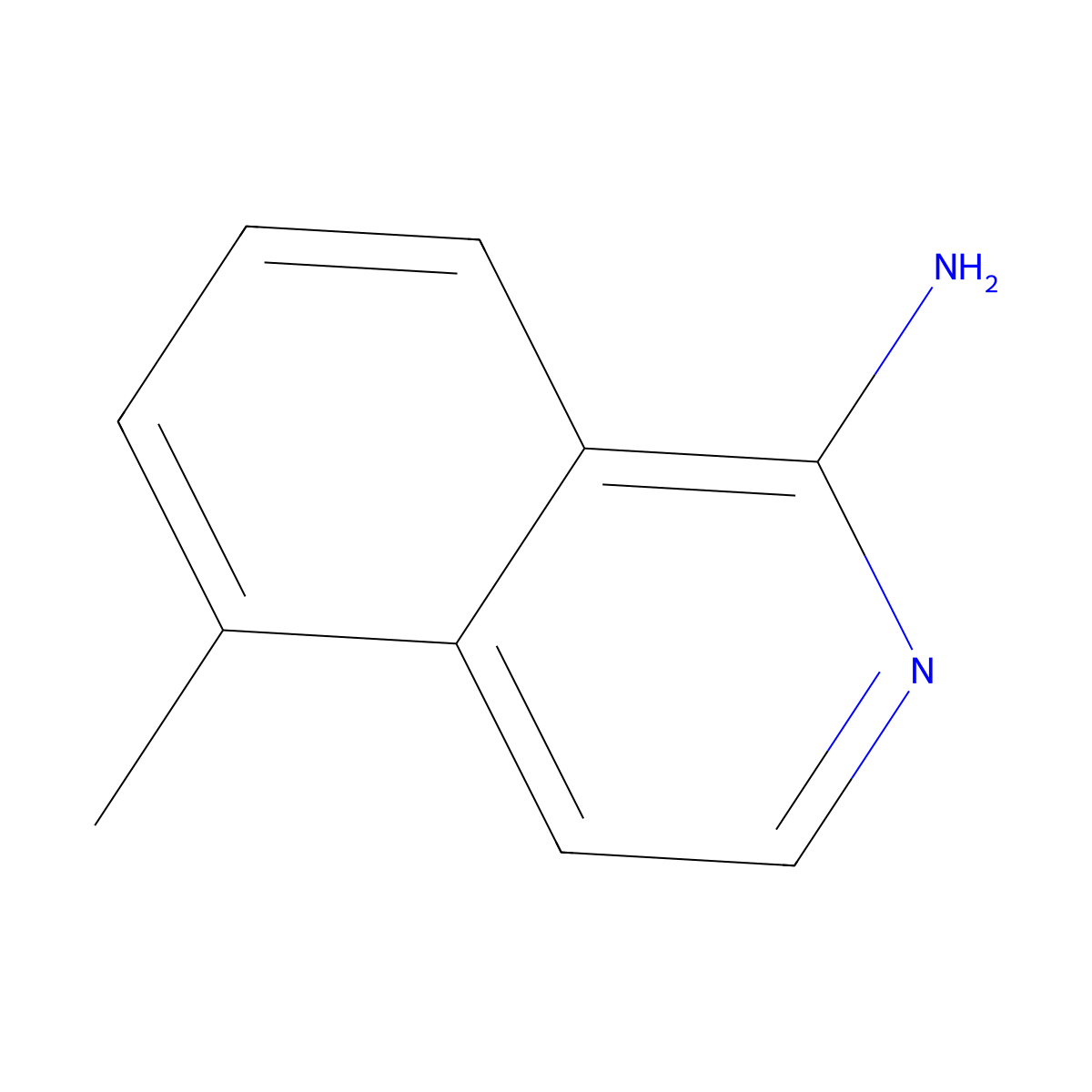 5-Methylisoquinolin-1-amine molecular structure, CAS 1557045-33-6