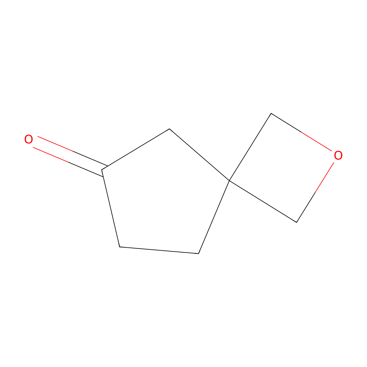 2-Oxaspiro(3.4)octan-6-one molecular structure, CAS 1557247-11-6