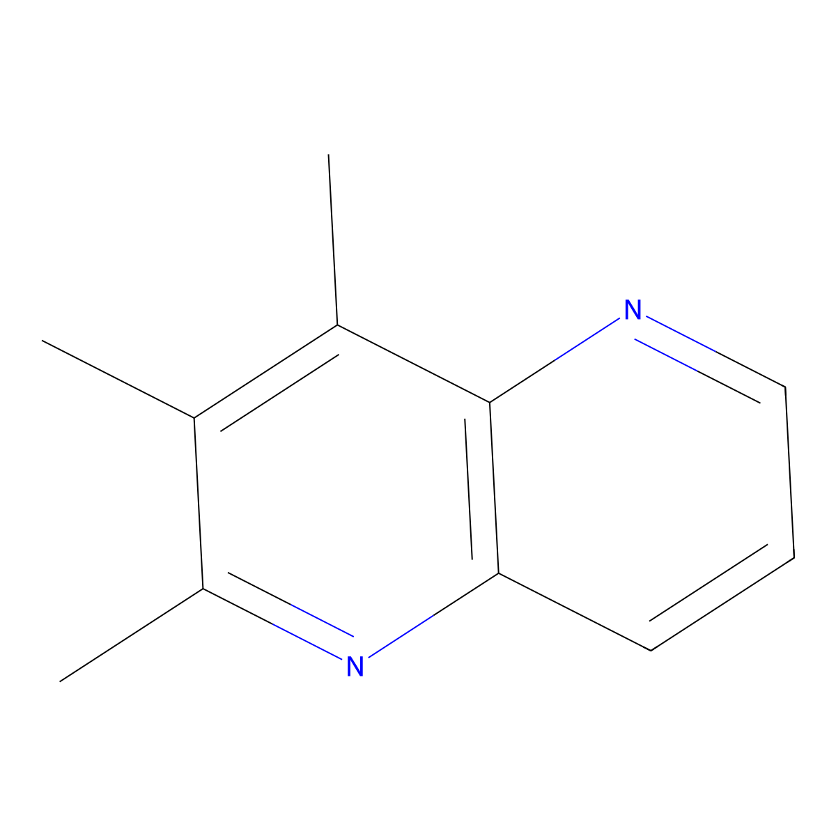 2,3,4-Trimethyl-1,5-naphthyridine molecular structure, CAS 1557262-60-8