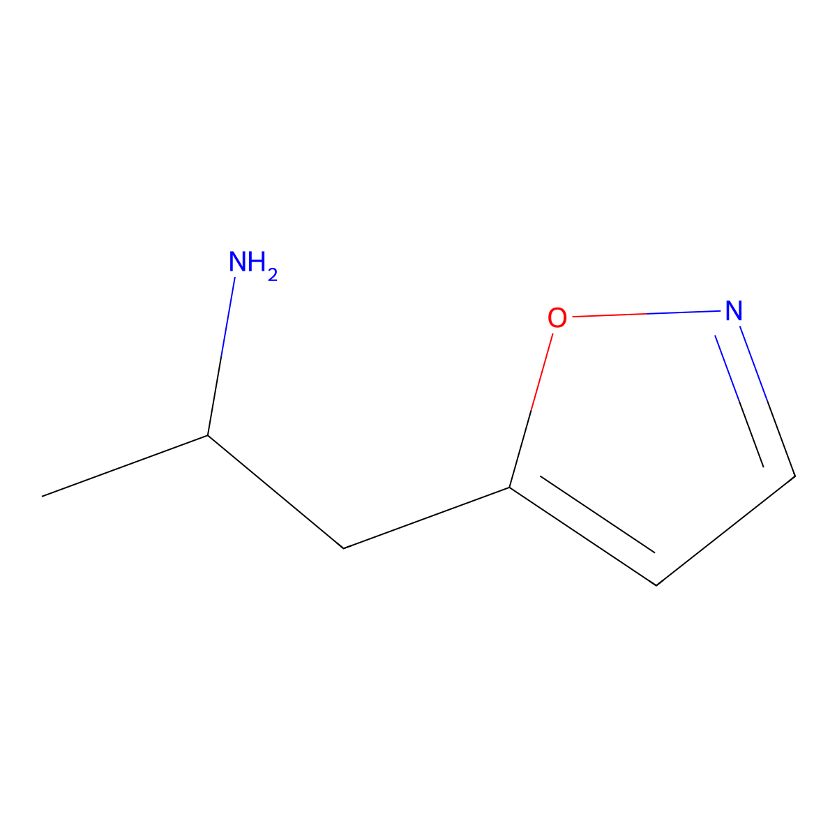1-(1,2-Oxazol-5-yl)propan-2-amine molecular structure, CAS 1557337-92-4