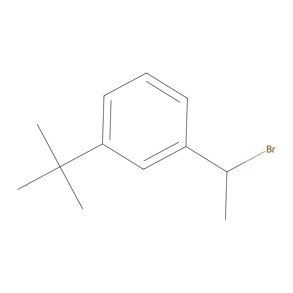 1-(1-Bromoethyl)-3-tert-butylbenzene molecular structure, CAS 155734-75-1