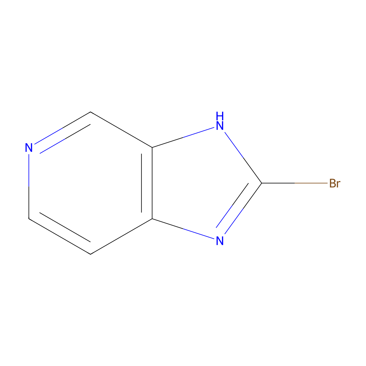 2-Bromo-3H-imidazo[4,5-c]pyridine molecular structure, CAS 1557344-85-0