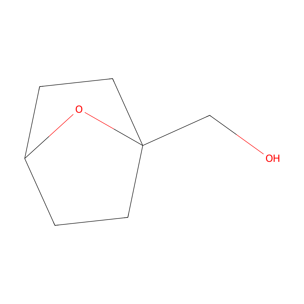 7-Oxabicyclo[2.2.1]heptan-1-ylmethanol molecular structure, CAS 15574-03-5