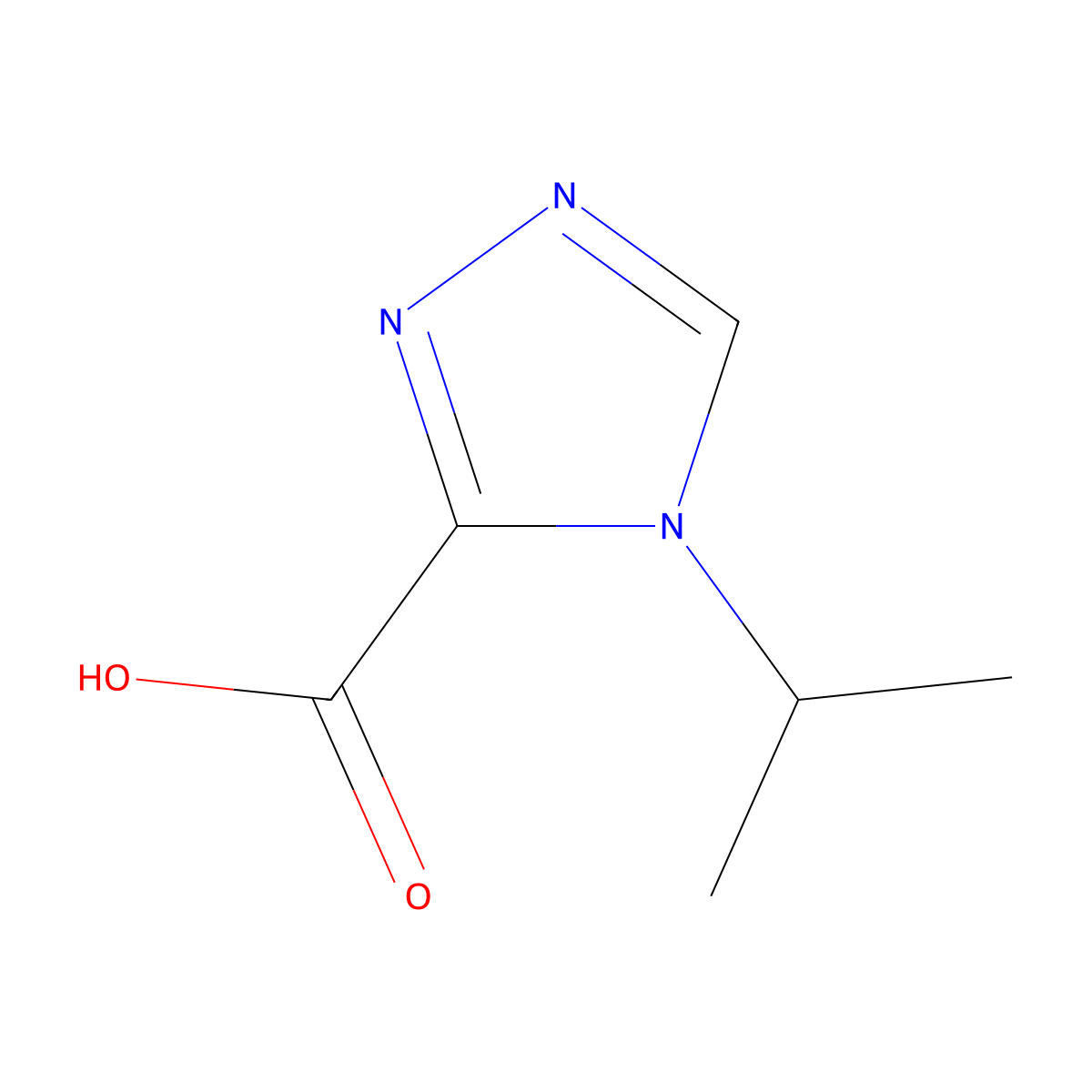 4-(Propan-2-yl)-4H-1,2,4-triazole-3-carboxylic acid molecular structure, CAS 1557478-18-8