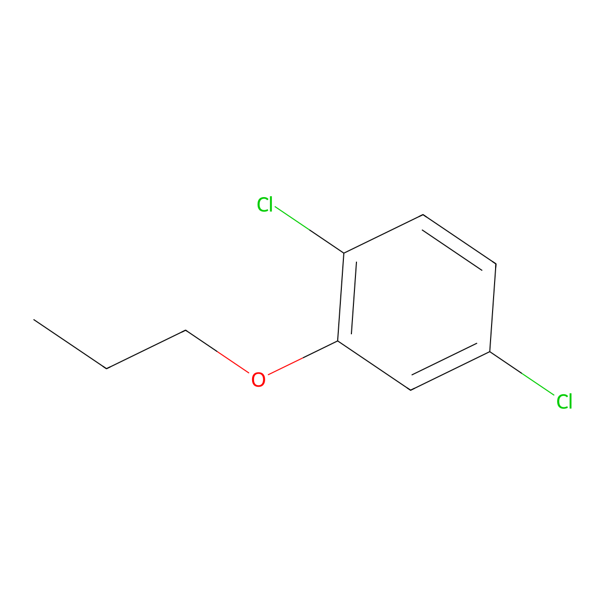 1,4-Dichloro-2-propoxybenzene molecular structure, CAS 1557512-79-4