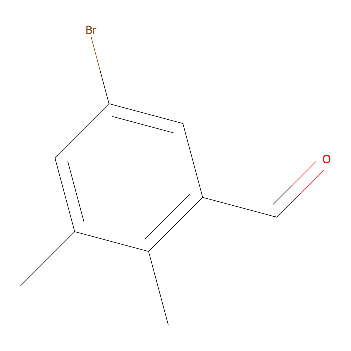 5-Bromo-2,3-dimethylbenzaldehyde molecular structure, CAS 1557522-06-1