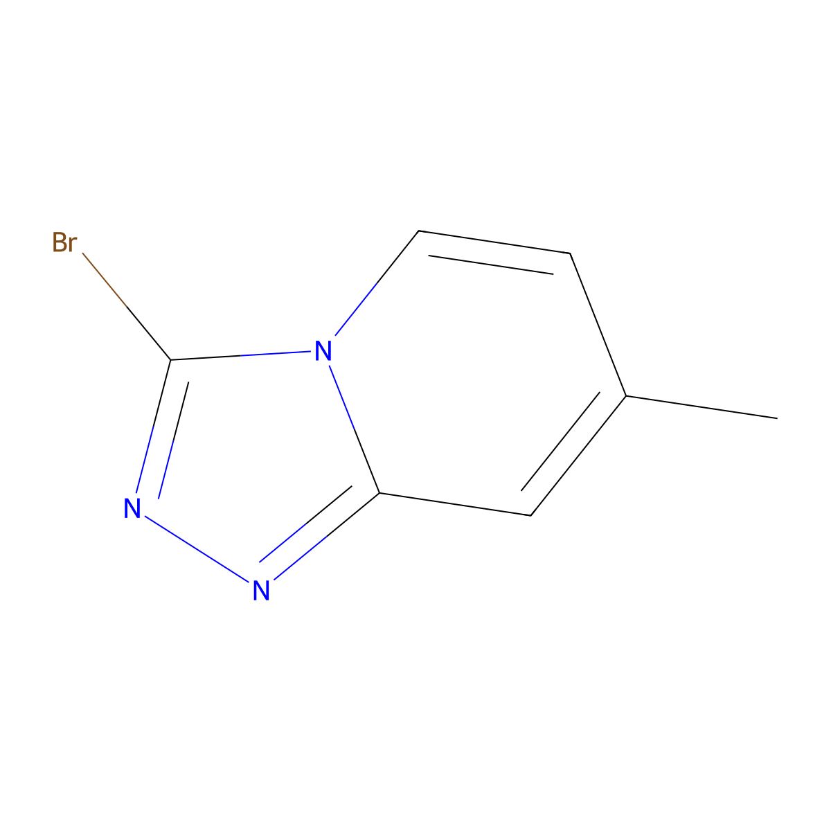 3-Bromo-7-methyl-[1,2,4]triazolo[4,3-a]pyridine molecular structure, CAS 1557624-66-4
