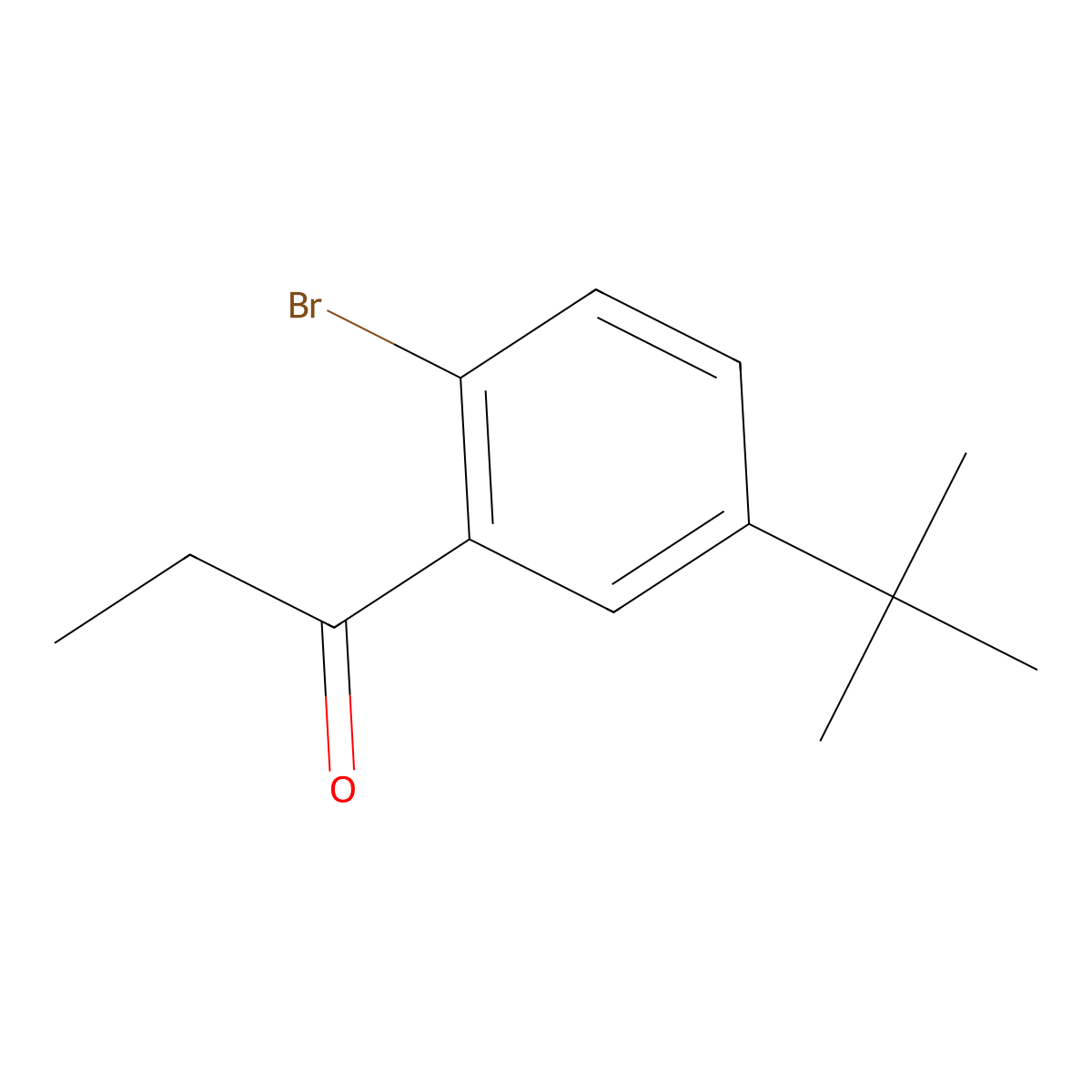 1-[2-Bromo-5-(1,1-dimethylethyl)phenyl]-1-propanone molecular structure, CAS 1557624-99-3