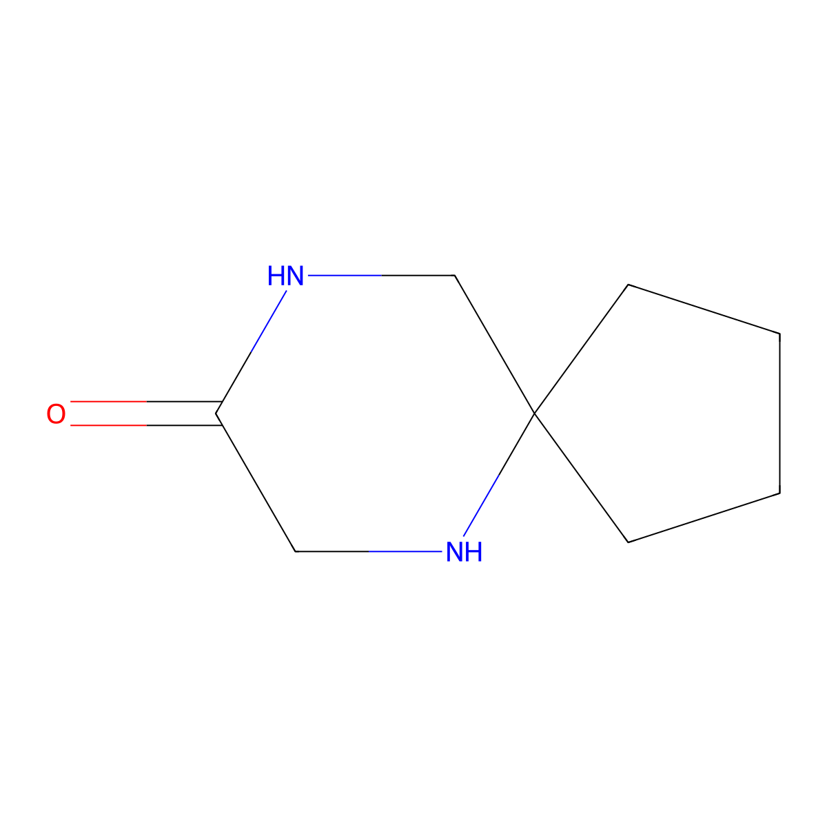 6,9-Diazaspiro[4.5]decan-8-one molecular structure, CAS 1557667-08-9