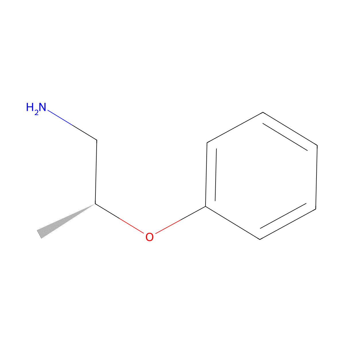 (R)-2-Phenoxy-1-propylamine molecular structure, CAS 155768-86-8
