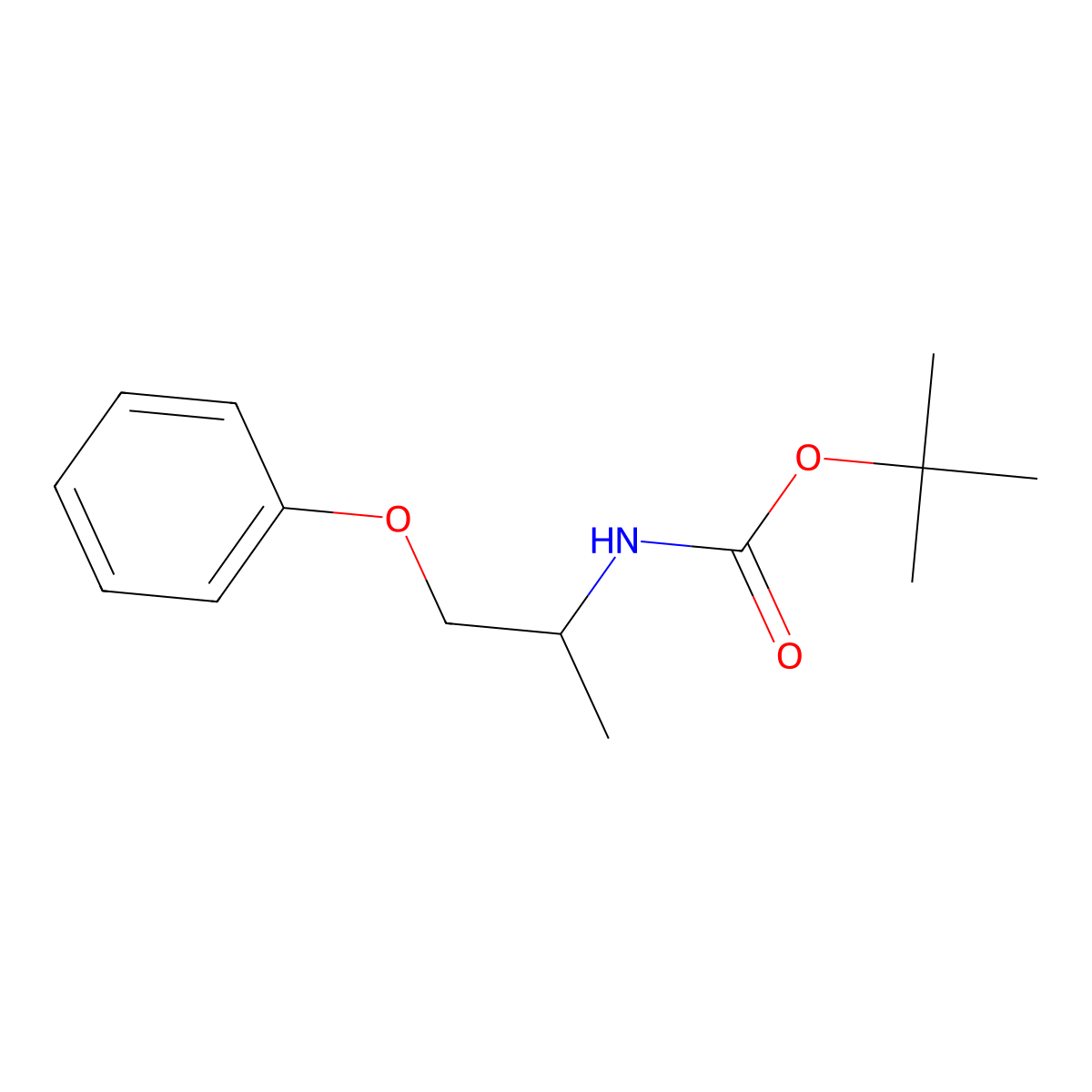 (R)-N-Boc-1-phenoxy-2-propanamine molecular structure, CAS 155768-90-4