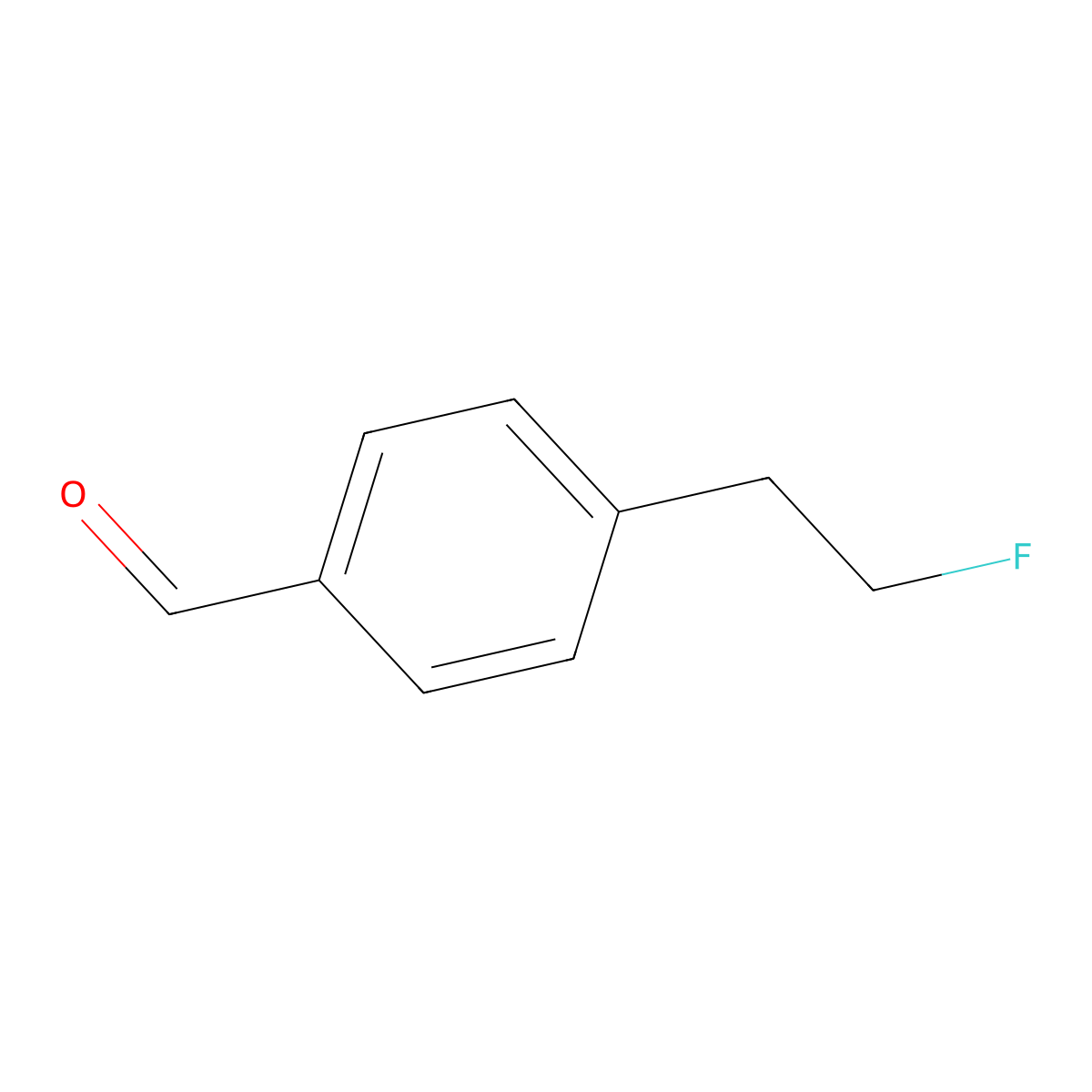 4-(2-Fluoroethyl)benzaldehyde molecular structure, CAS 1557695-77-8