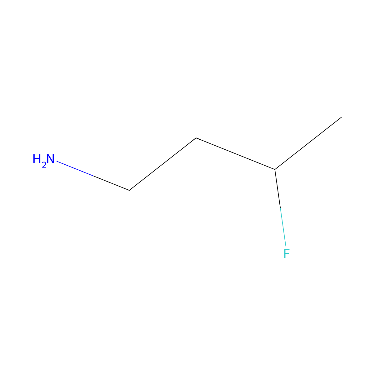 3-Fluorobutan-1-amine molecular structure, CAS 1557697-23-0