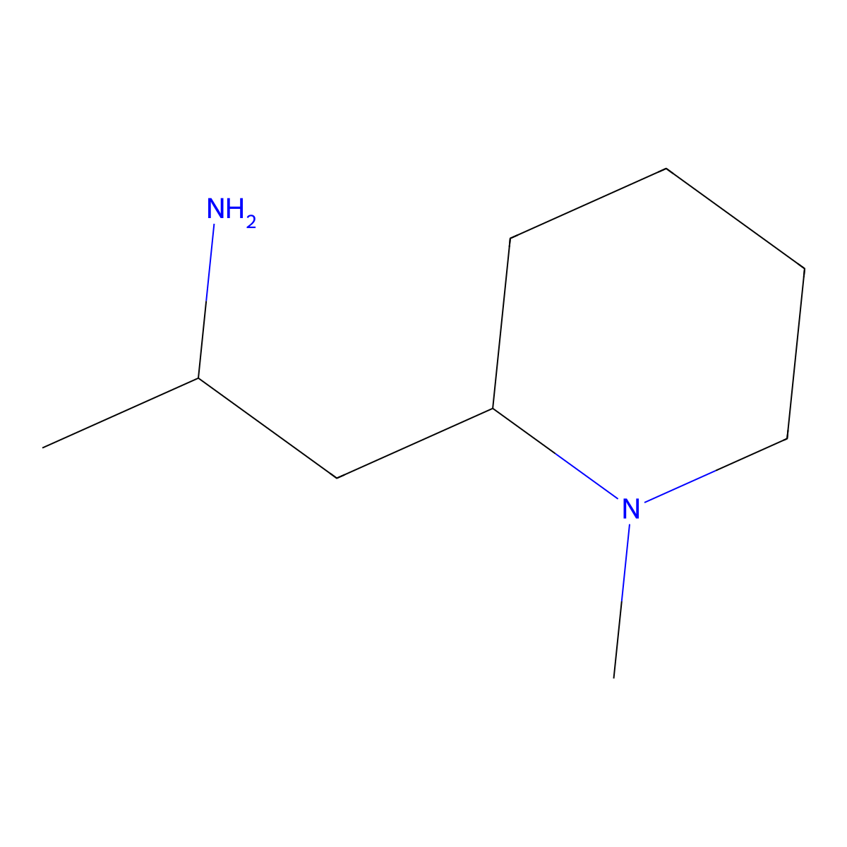 1-(1-Methylpiperidin-2-yl)propan-2-amine molecular structure, CAS 1557812-04-0