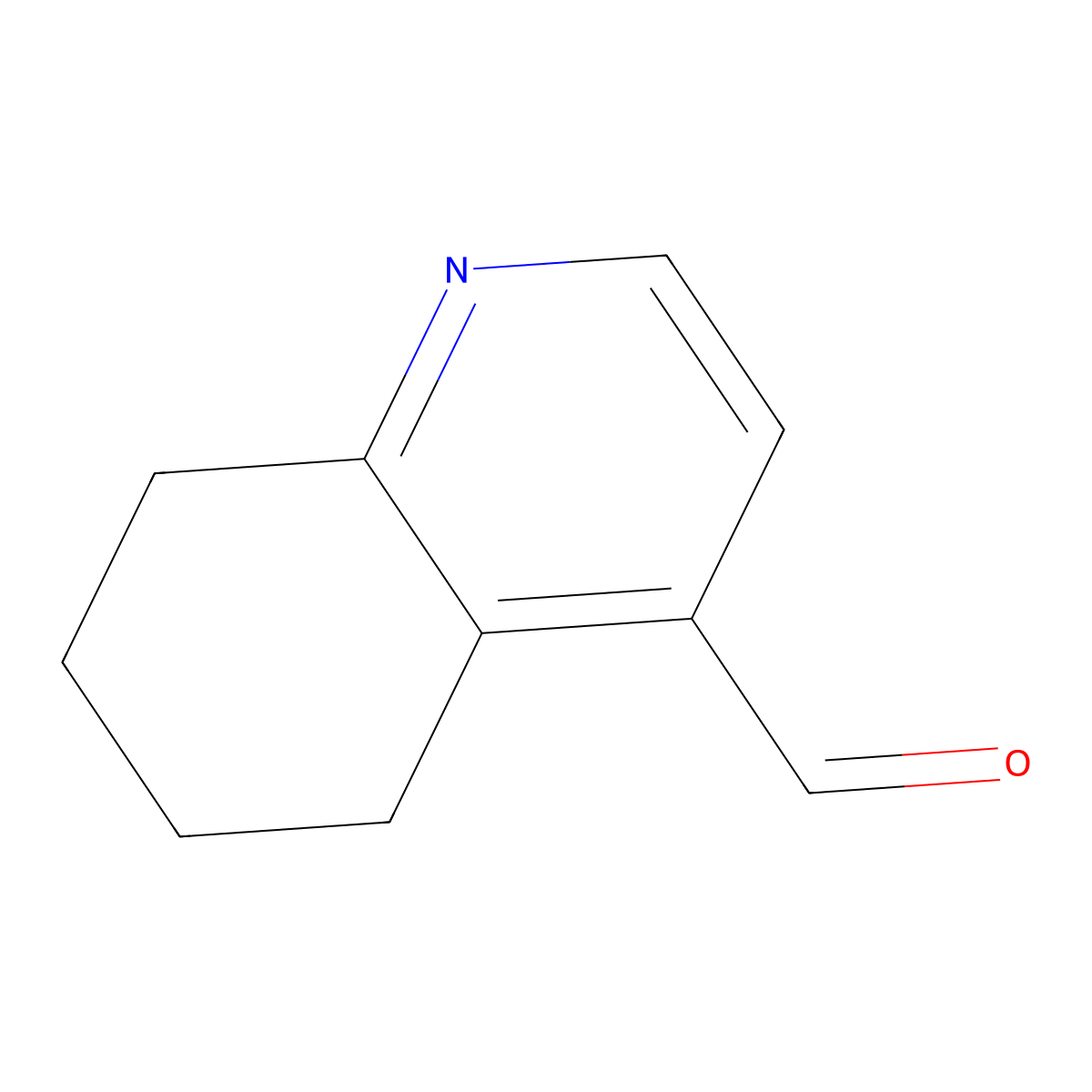 5,6,7,8-Tetrahydroquinoline-4-carbaldehyde molecular structure, CAS 1557843-53-4