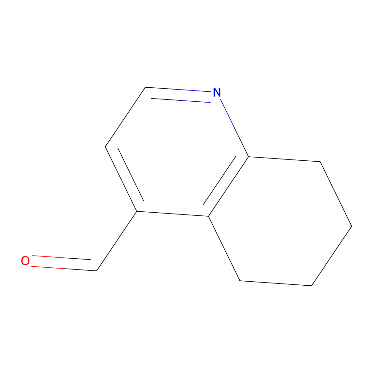 5,6,7,8-Tetrahydroquinoline-4-carbaldehyde molecular structure, CAS 1557843-53-4